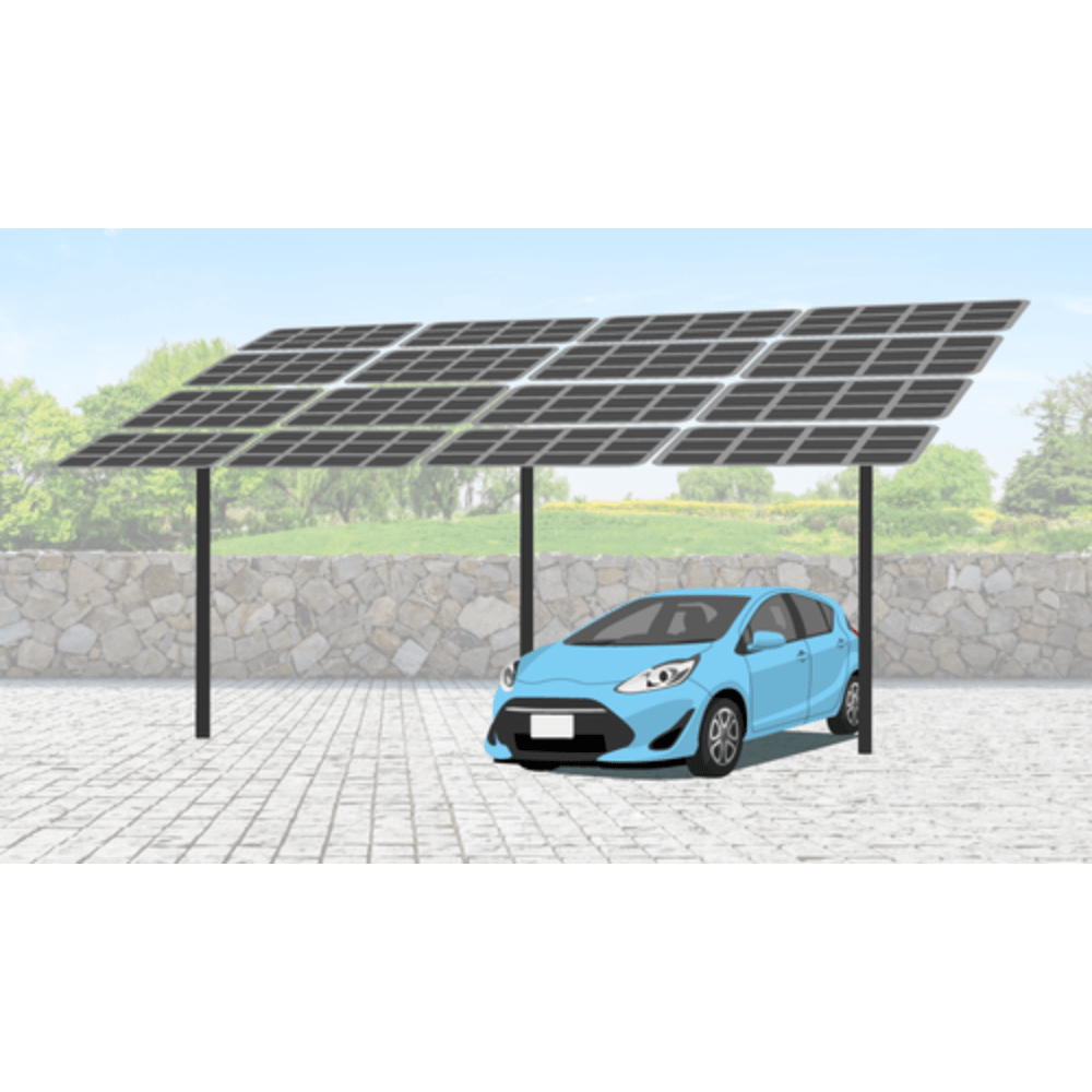 Carport Mounting Kit for 16 Solar Panels